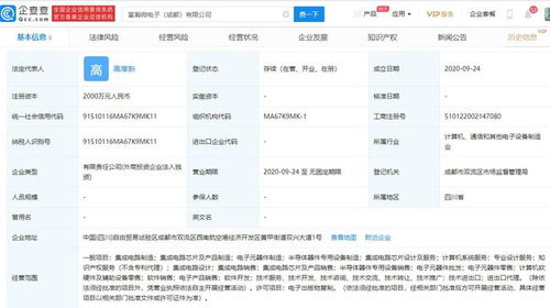 富瀚微成都設全資子公司，加碼數字內容制作與集成電路制造